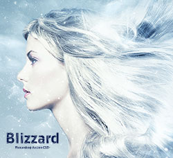 极品PS动作－暴雪侵袭(含高清视频教程)：Blizzard Photoshop Action CS3+